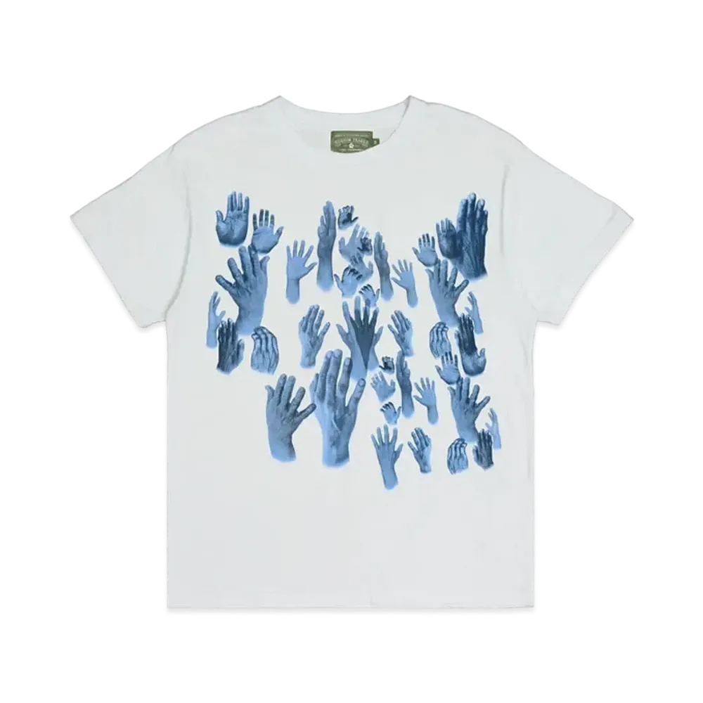 Levi's x Denim Tears Indigo Hands Tee "White"