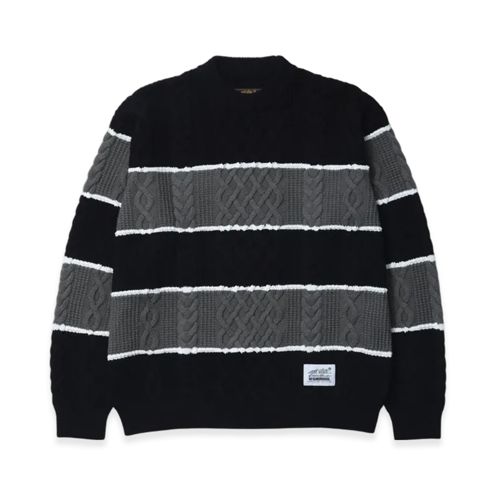 NEIGHBORHOOD x Eddie Bauer Border Cable Knit "Black"