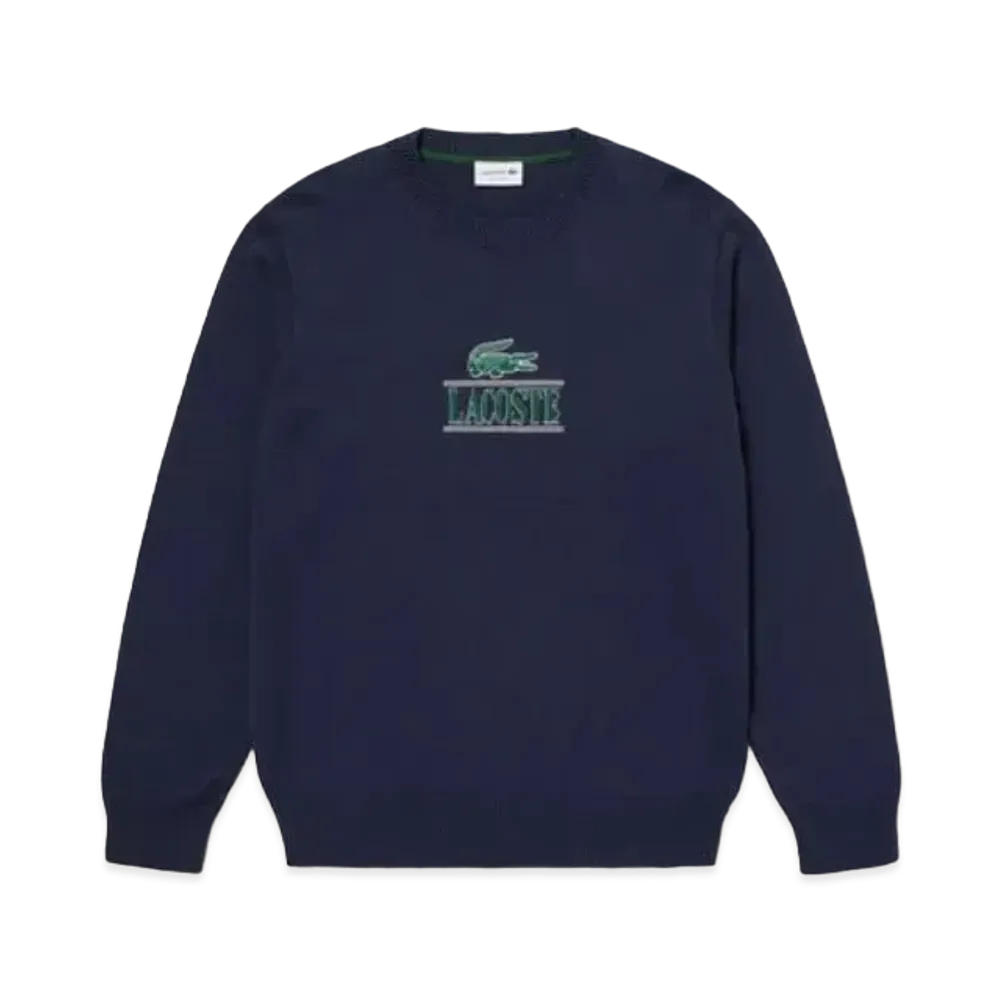 LACOSTE Classic Knit Sweater "Navy"