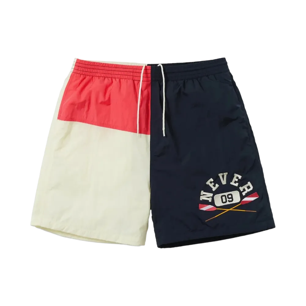 thisisneverthat NEVER Block short "Navy/White"