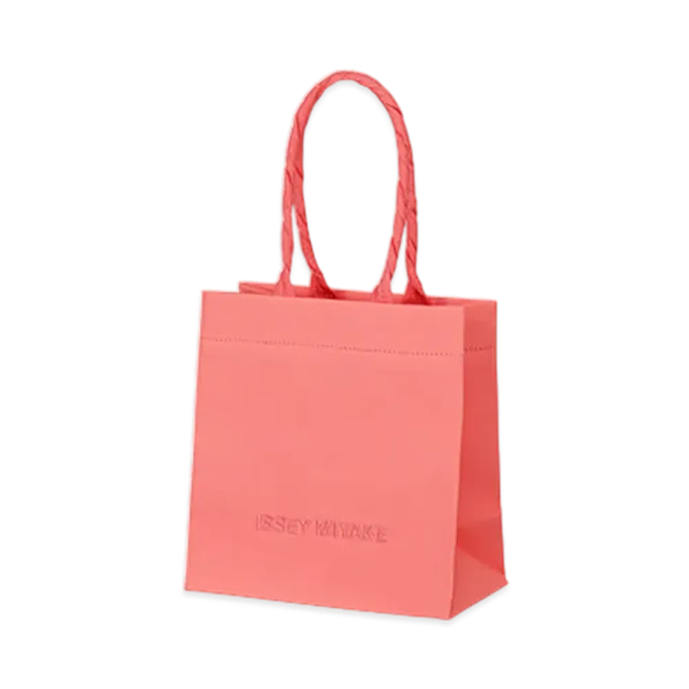ISSEY MIYAKE This Is A Paper Bag "Coral"