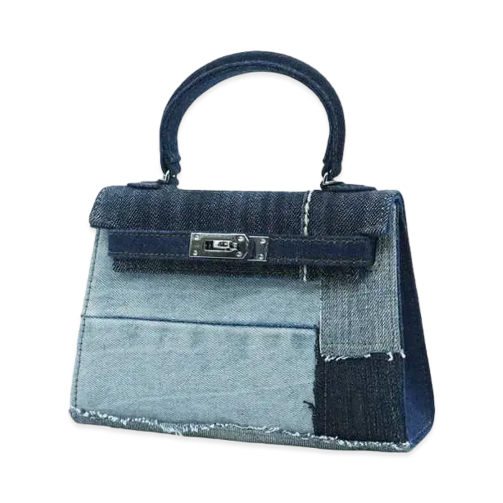 EMOTIONAL WORLD Vintage Shoulder Bag "MULTI DENIM"