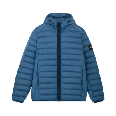 Stone Island 40324 Loom Woven Chambers Recycled Nylon Down-TC "Avio Blue"