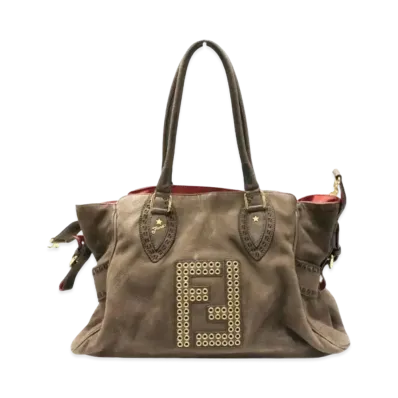 FENDI Etonico Tote Bag "Dark Brown"