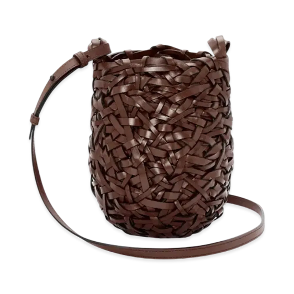 LOEWE Nest Basket Bag Small "Chestnut"