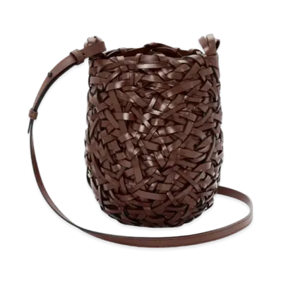 LOEWE Nest Basket Bag Small "Chestnut"