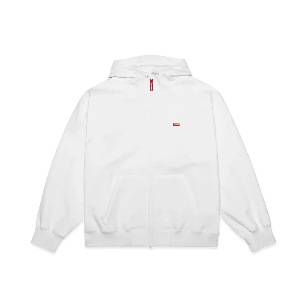 Supreme Windstopper Zip Up Hooded Sweatshirt "White"