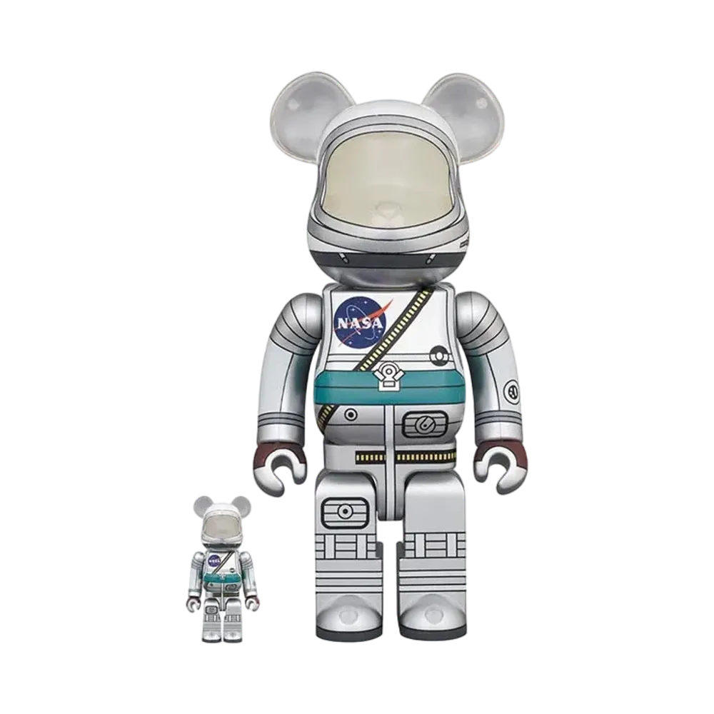 Bearbrick PROJECT MERCURY ASTRONAUT 100% & 400%