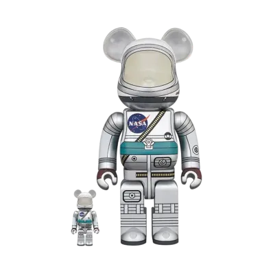 Bearbrick PROJECT MERCURY ASTRONAUT 100% & 400%