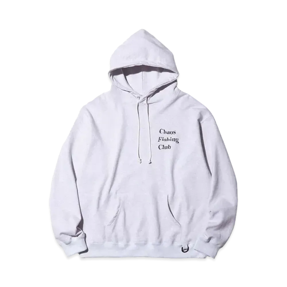 Chaos Fishing Club LOGO HOODIE "ASH GRAY"