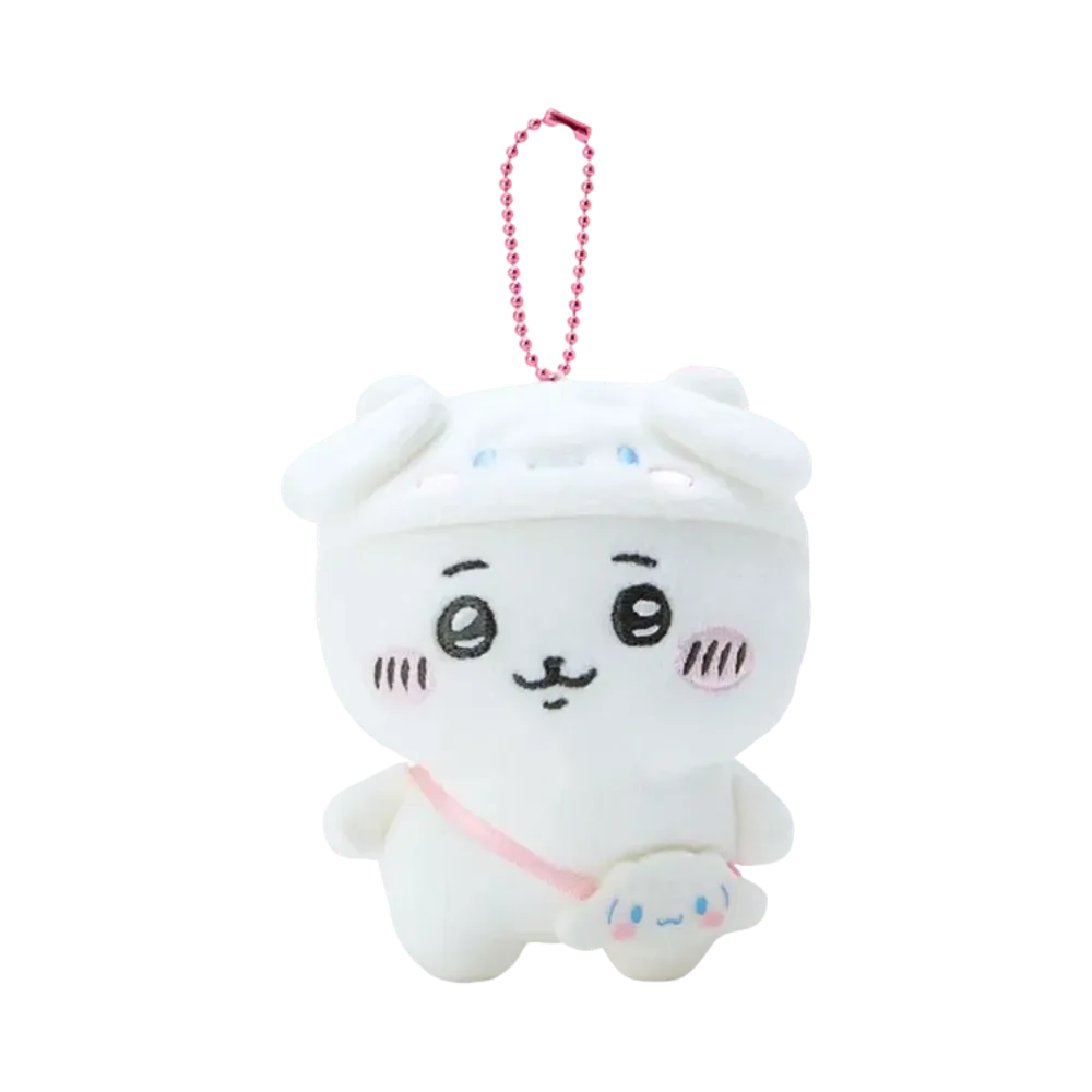 Sanrio -Chiikawa- Chiikawa x Sanrio Characters Mascot Holder (Chiikawa x Cinnamoroll)