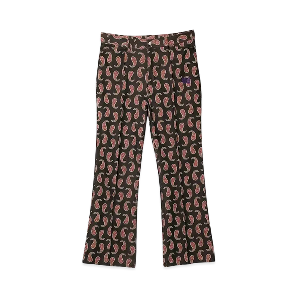 NEEDLES Boot-Cut Jean - Poly Jacquard "Black"