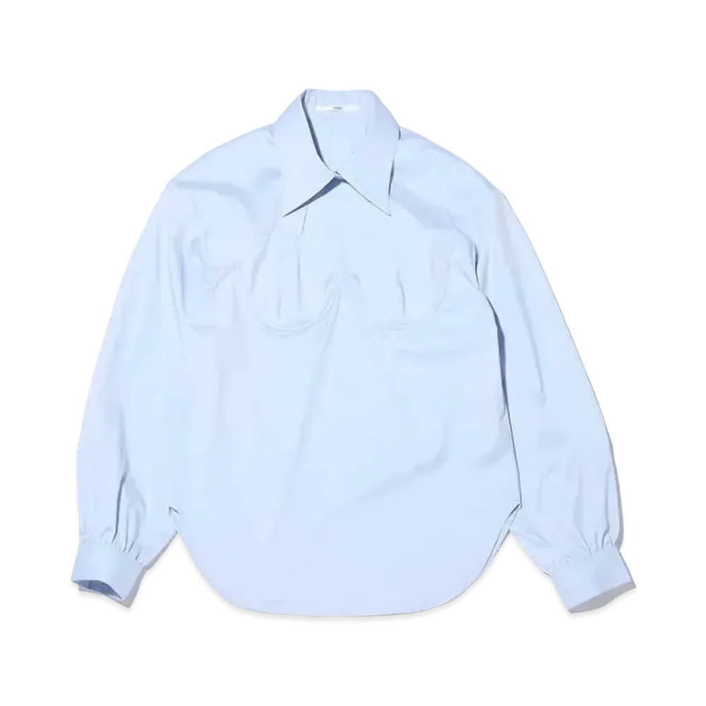 atmos pink Front-Cut Wire Shirt "Sax"