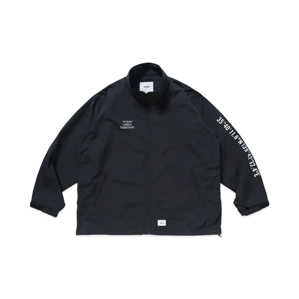 WTAPS Track / Jacket / Nylon. Tussah "Black"