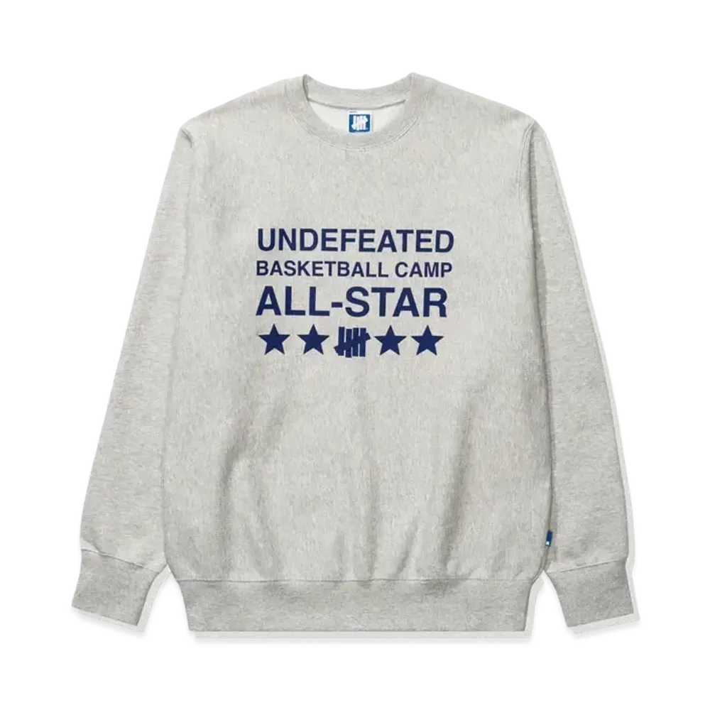 UNDEFEATED Camp Crewneck "Grey"