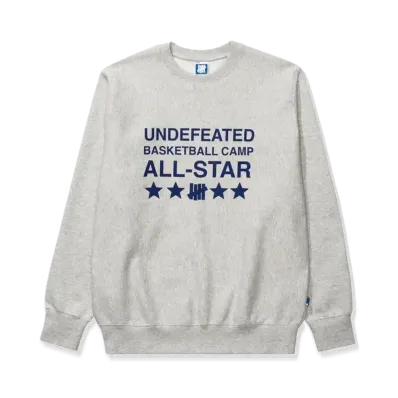 UNDEFEATED Camp Crewneck "Grey"