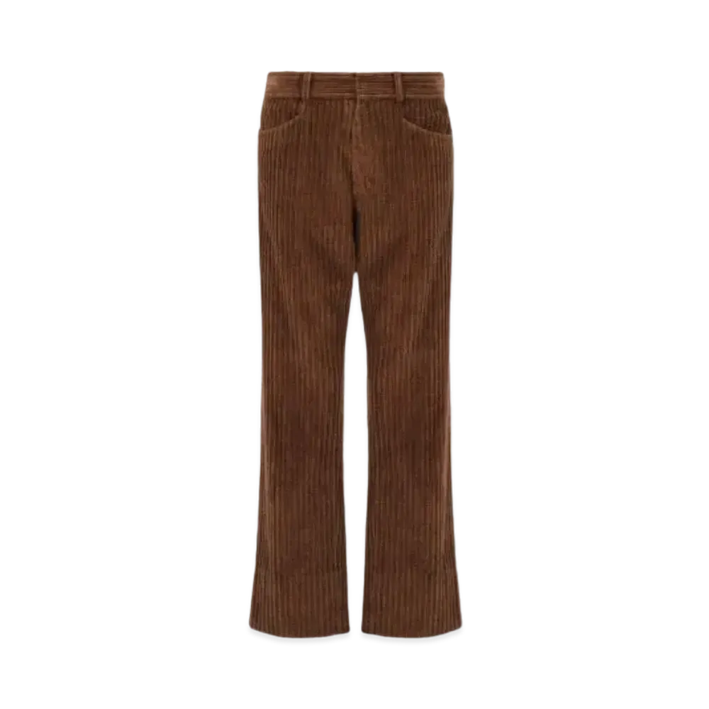 Maison Margiela Corduroy Cropped Trousers "Nutmeg"