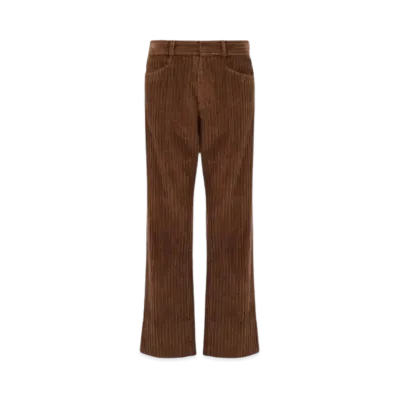 Maison Margiela Corduroy Cropped Trousers "Nutmeg"