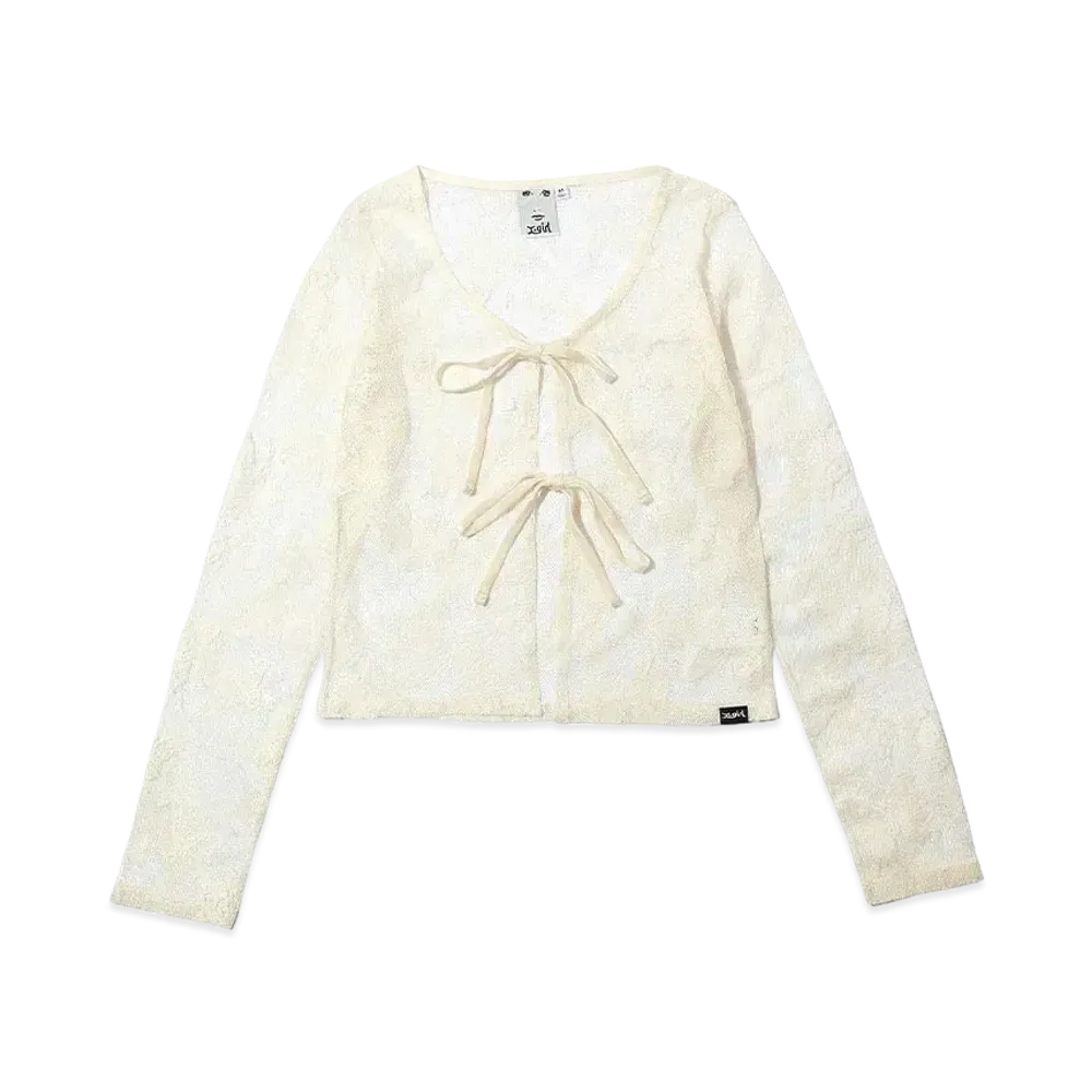 X-Girl Butterfly Lace Cardigan "White"