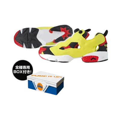 BANDAI Reebok Instapump Fury Mini Figure Collection 94 Citron