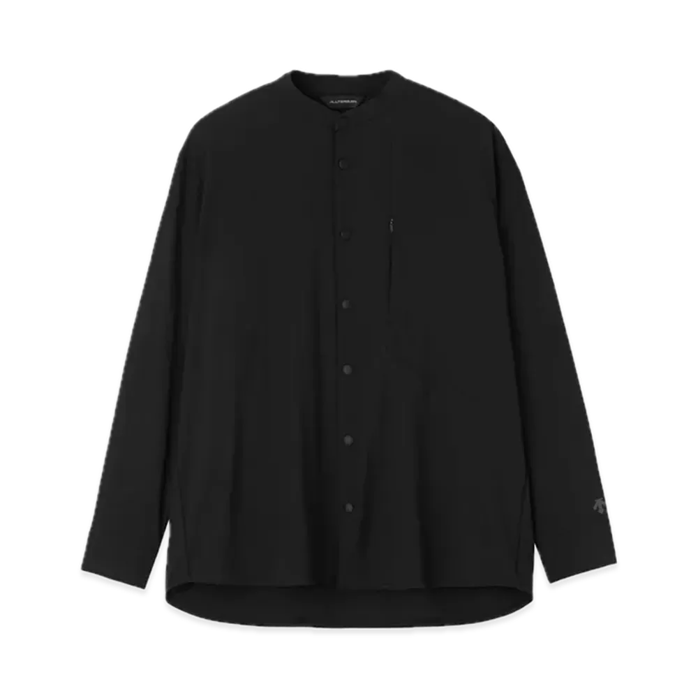 DESCENTE ALLTERRAIN Swift Light Long Sleeve Stand Collar Shirt "Black"