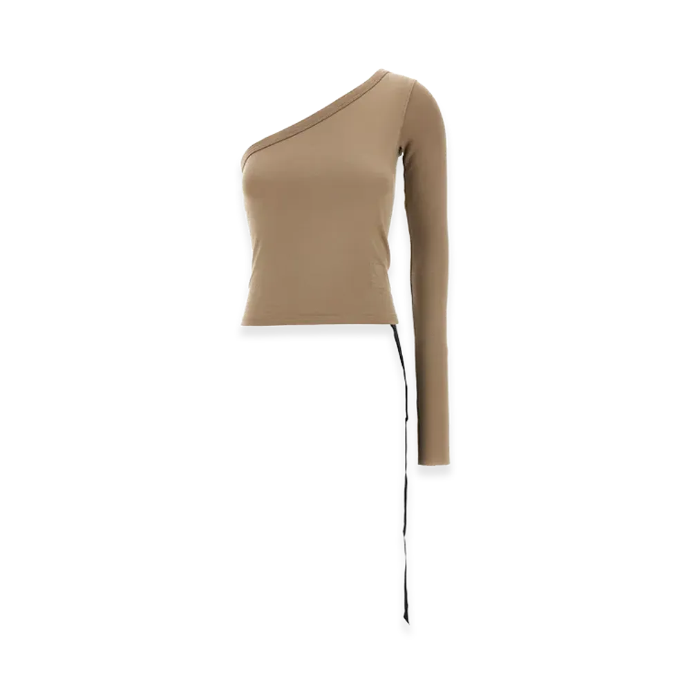 Rick Owens DRKSHDW Women's Ziggy' Top "Beige"