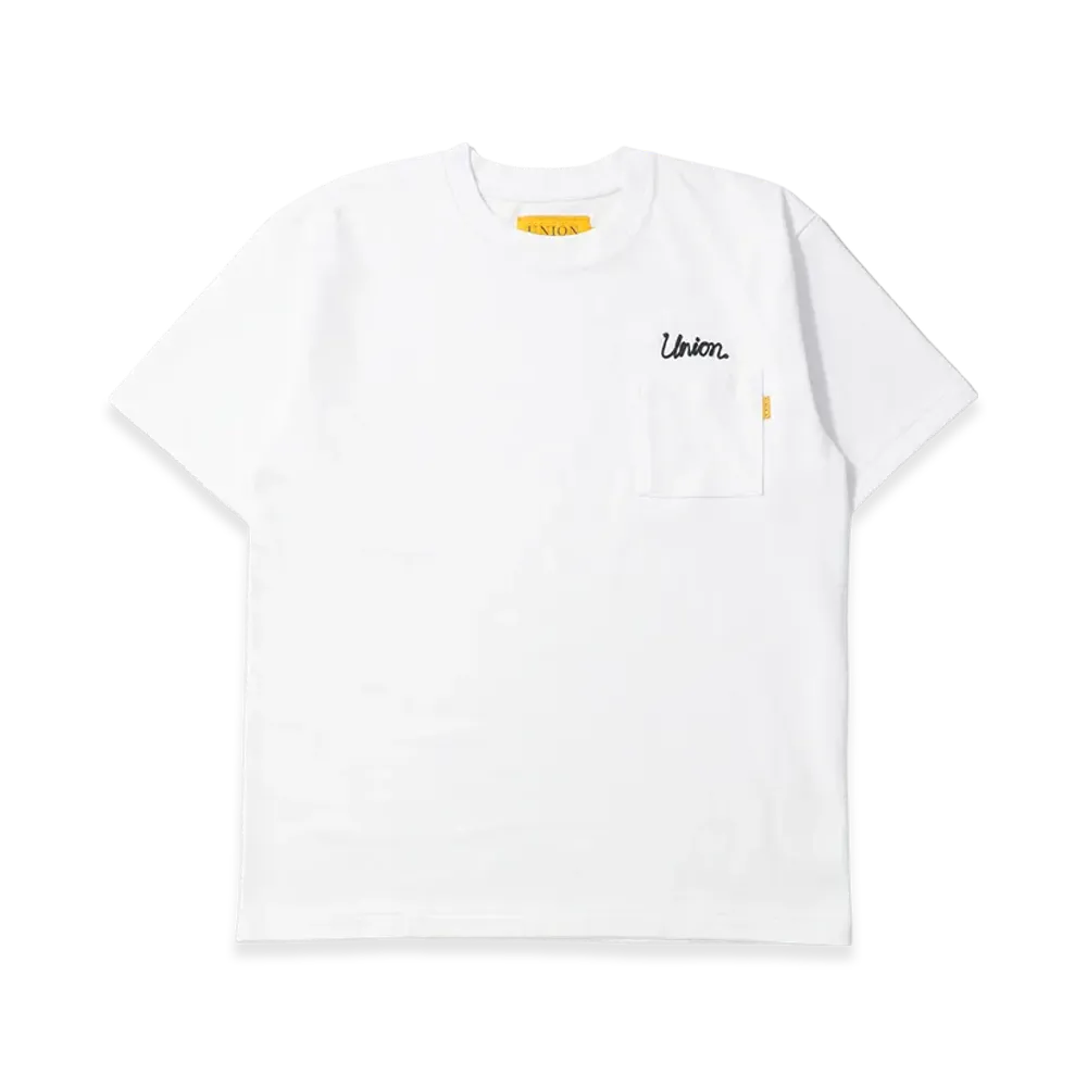 UNION Stitched Poche S/S Tee "White"
