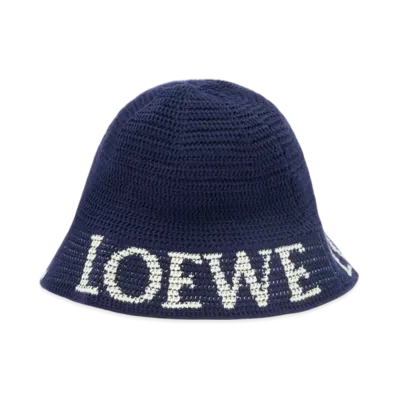 LOEWE Bucket Hat "Deep Navy"
