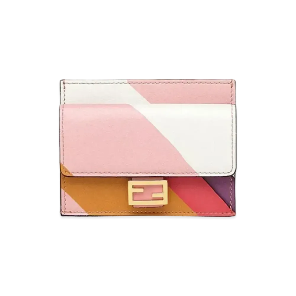 FENDI Nappa Leather Card Case "White"