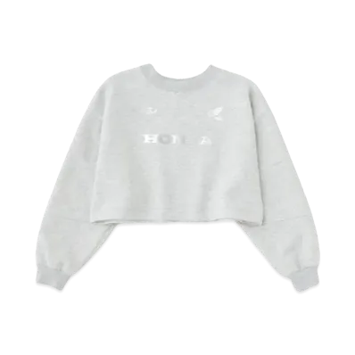 MOUSSY x HONDA Cropped Racing Pullover "Titanium Gray"