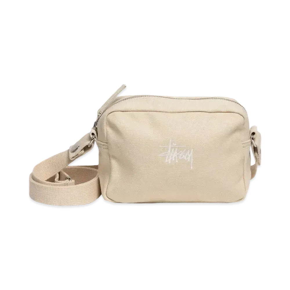 Stussy Ripstop Overlay Side Pouch "Washed Black"