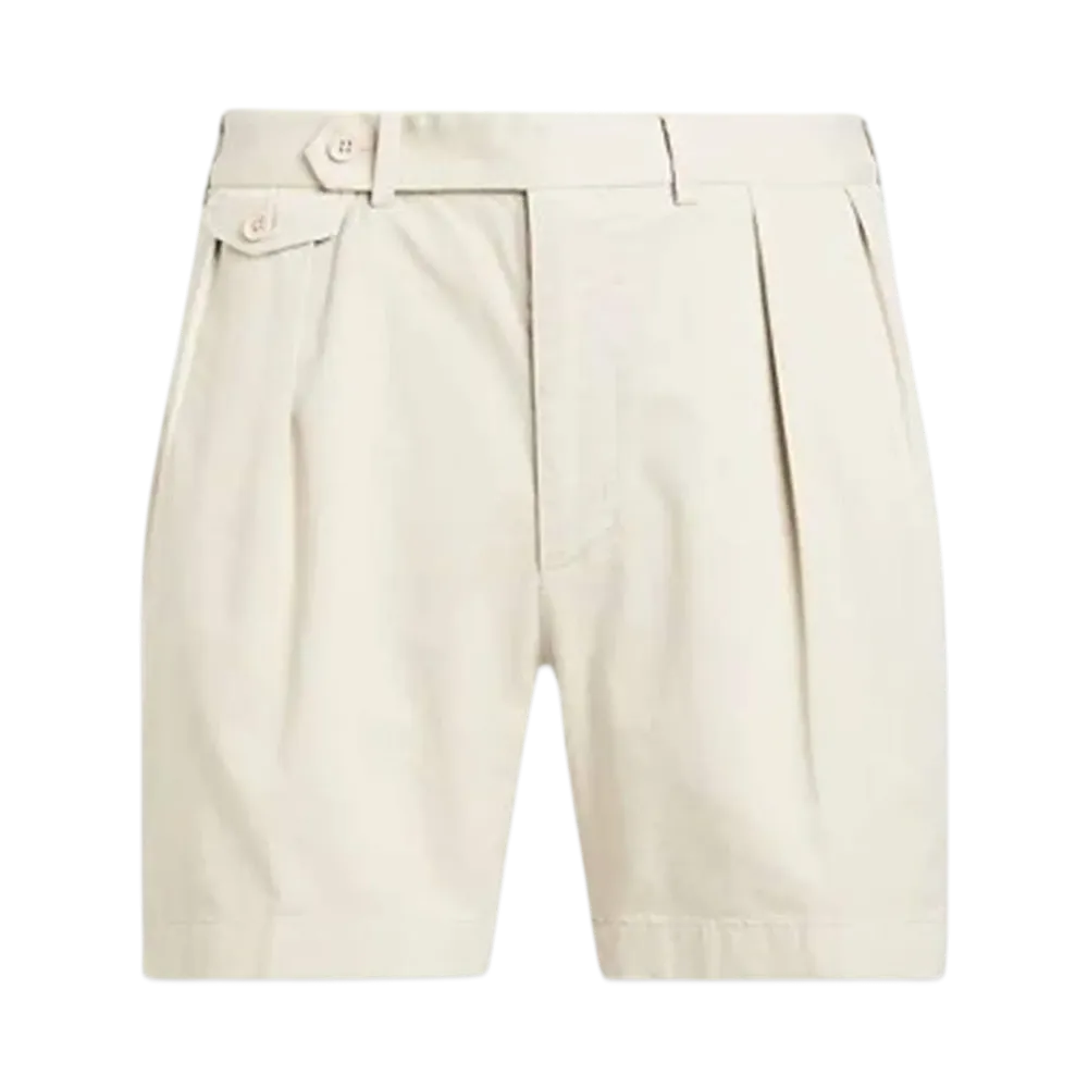 Polo Ralph Lauren Pleated Stretch Chino Short Pants "White"