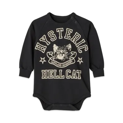 HYSTERIC GLAMOUR Kids Hell Cat Romper "Black"