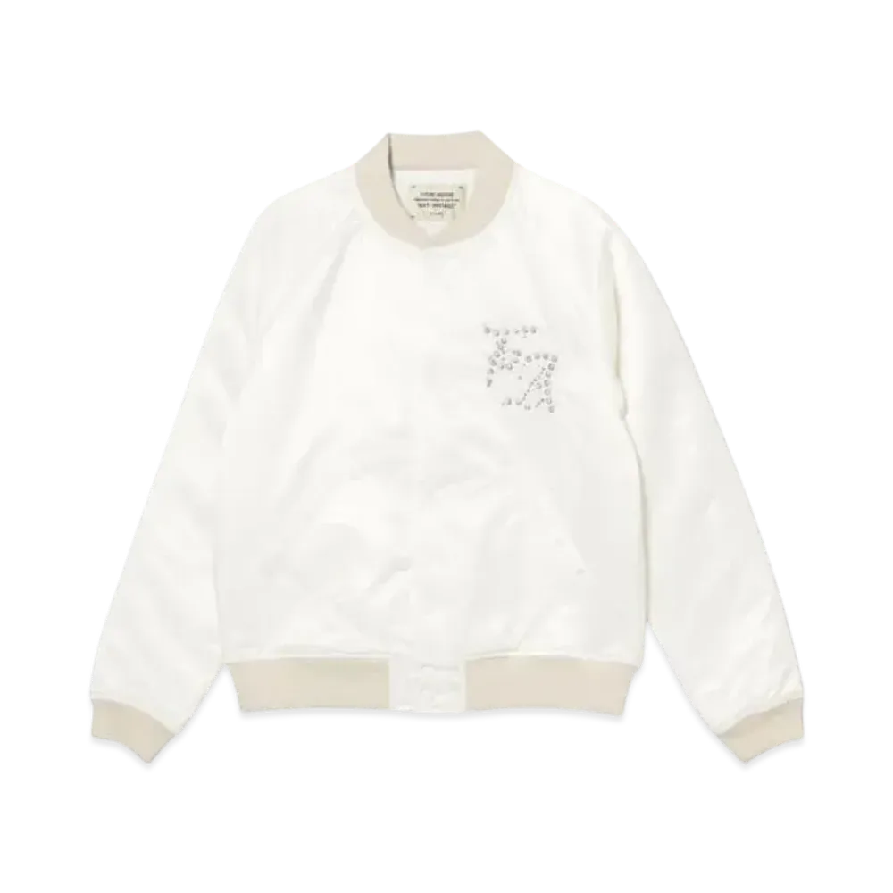 BEAMS FUTURE ARCHIVE Varsity Jacket "White"