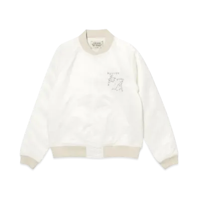 BEAMS FUTURE ARCHIVE Varsity Jacket "White"
