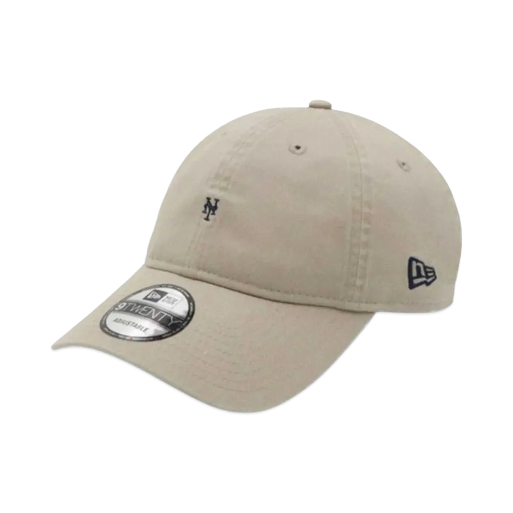 NEW ERA 9Twenty Micro Logo MLB New York Mets Wash "Beige"