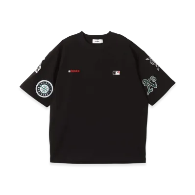 atmos x MLB All Teams Patch S/S T-shirts "Black"