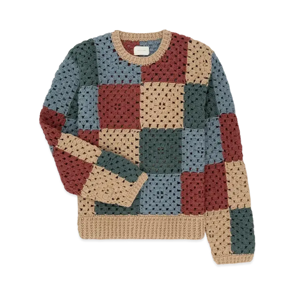 Aime Leon Dore Crochet Crewneck Sweater "Multi"