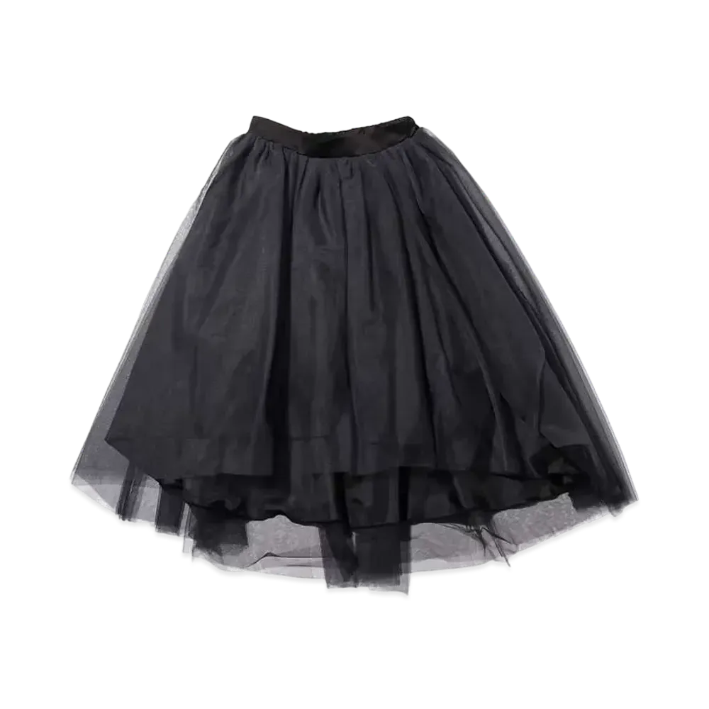 atmos pink Organdy Volume Skirt "Black"