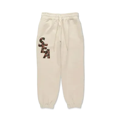 WIND AND SEA S_E_A (PATTERN) SWEAT PT "Ivory"