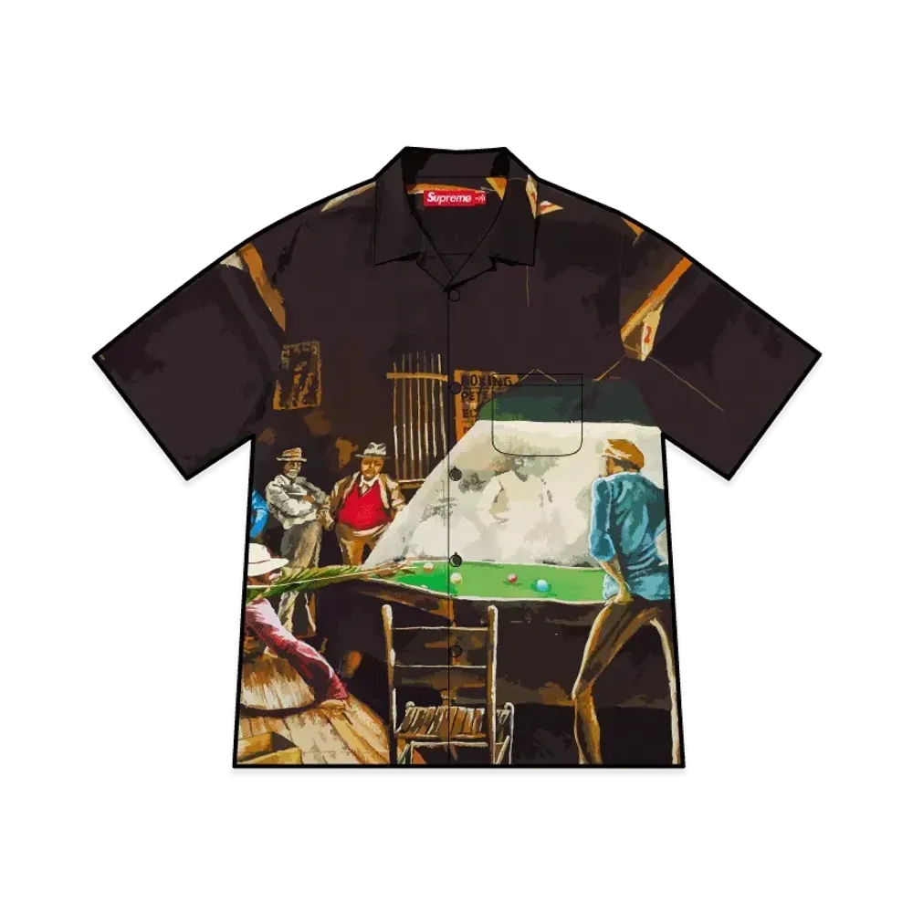 Supreme x Ernie Barnes S/S Shirt "Pool Hall"