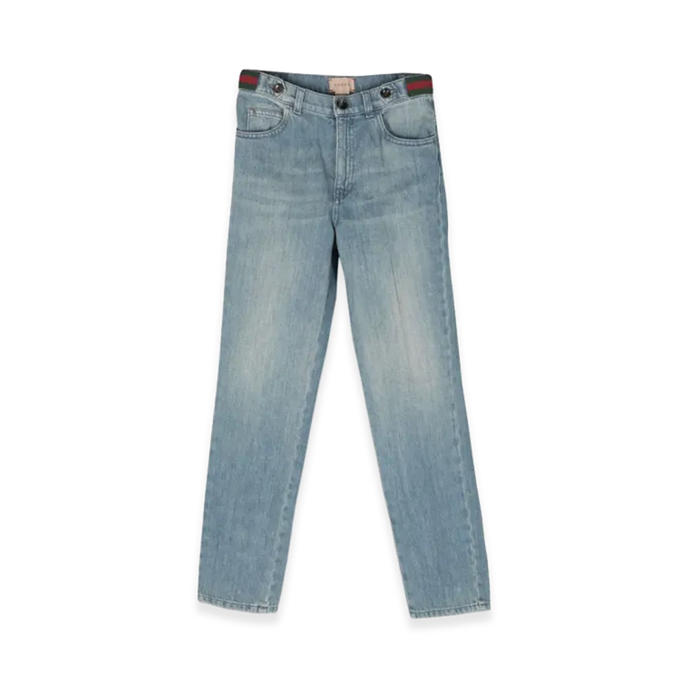 GUCCI Kids J Pants Organic Denim "Blue"