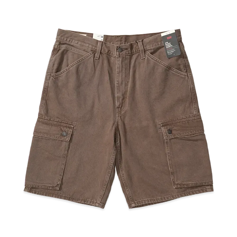 Levi's 478 BAGGY CARGO SHORTS "BROWN"
