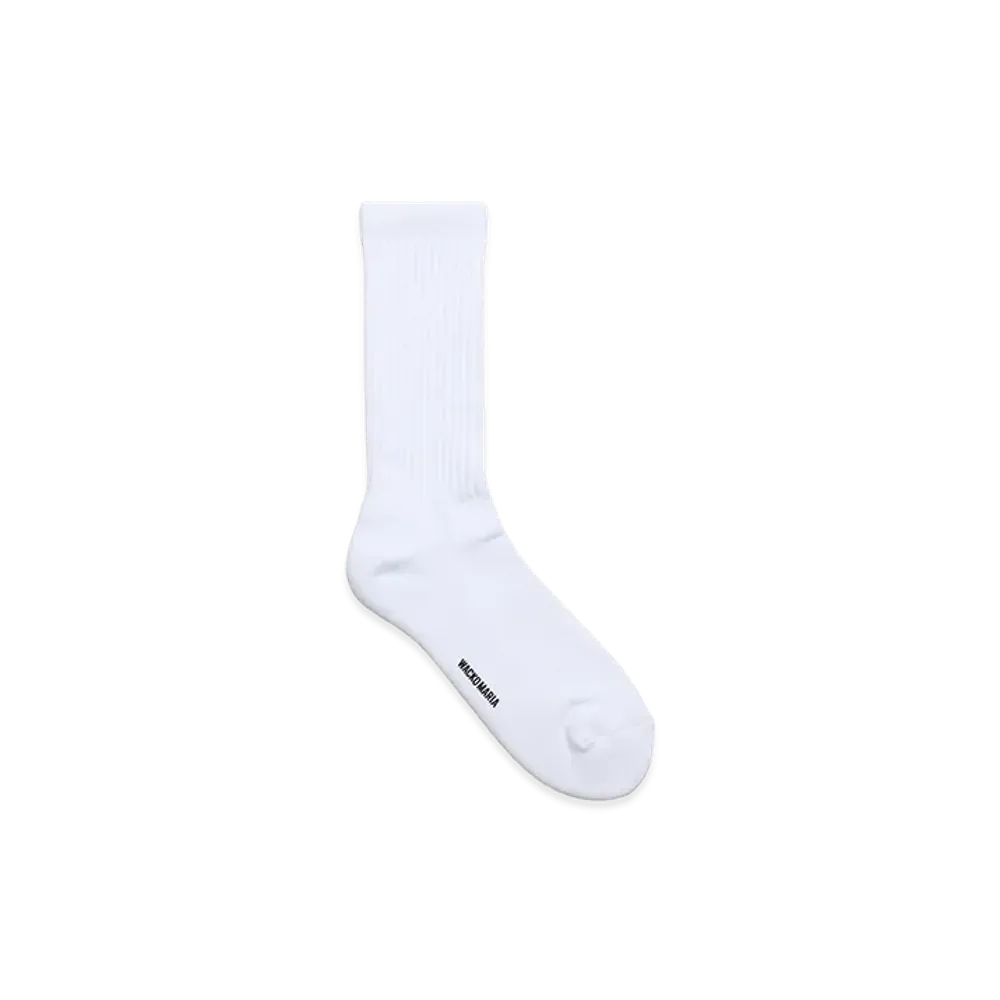 WACKO MARIA Sports Socks "White"