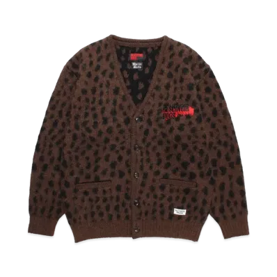 WACKO MARIA x Reservoir Dogs / Heavy Mohair Knit Cardigan "Brown"