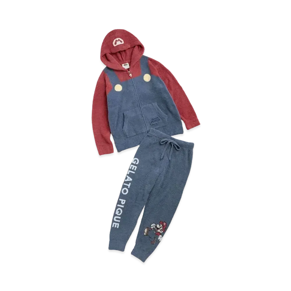 GELATO PIQUE x SUPER MARIO Ladies Mario Parka & Long Pants "Red"