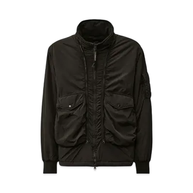 C.P Company Chrome-R Body Zippers Padded Jacket "Black"