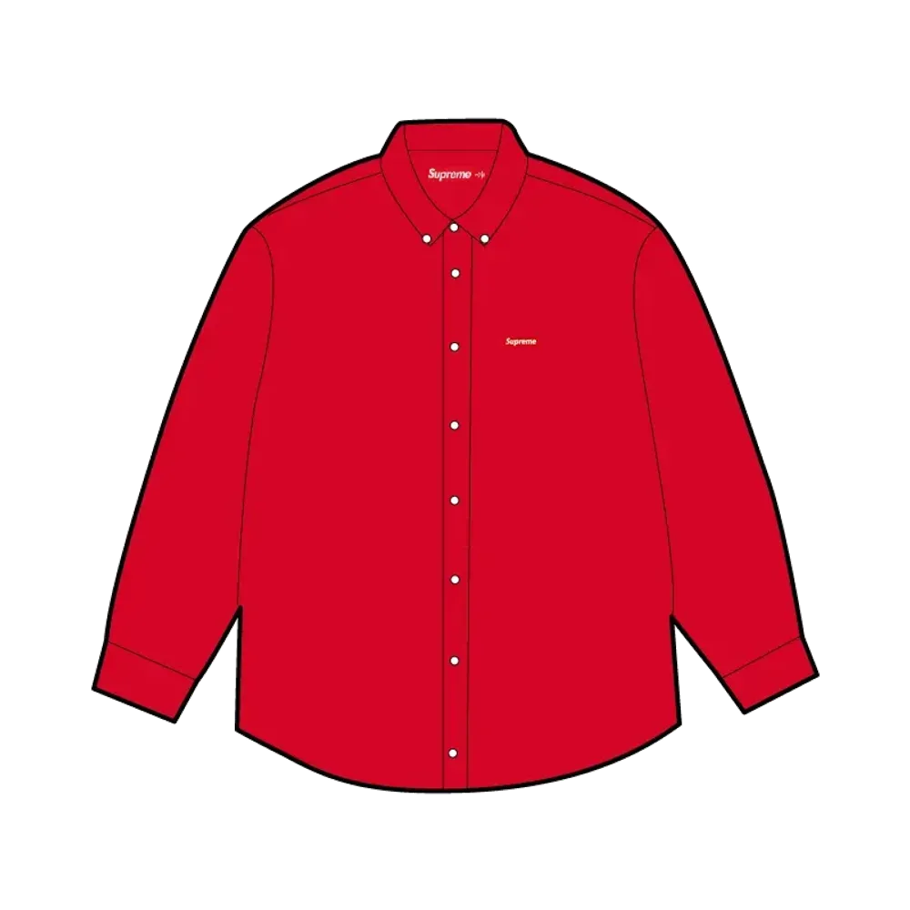 Supreme Small Box Denim Shirt (25FW) "Red"