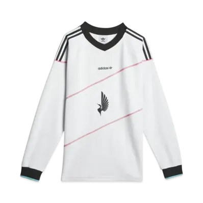 adidas Familia x MNUFC Waffle Long Sleeve Shirt "Crystal White"