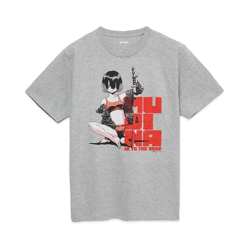 graniph x Inio Asano MUJINA T-Shirts "Heather Grey"